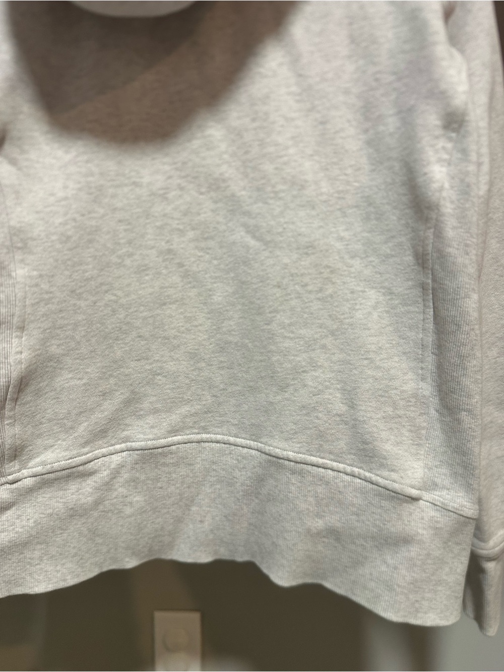 lululemon athletica Heather Light Gray Full-Zip Scuba Utility Jacket - Picture 10 of 16
